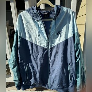 Nike Blue & Teal Windbreaker